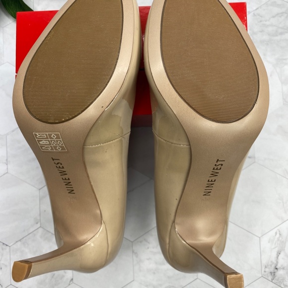 🥳Host Pick🥳 Nine West Mary Jane Nude Heels Size 9.5 - Picture 7 of 16